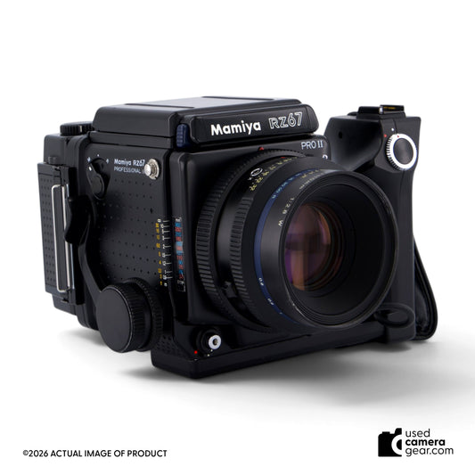 Mamiya RZ67 PRO II Camera Body w/ Sekor Z 110mm f/2.8 Lens, 2 Backs & Left Hand Grip GL701 (#430) *USED*