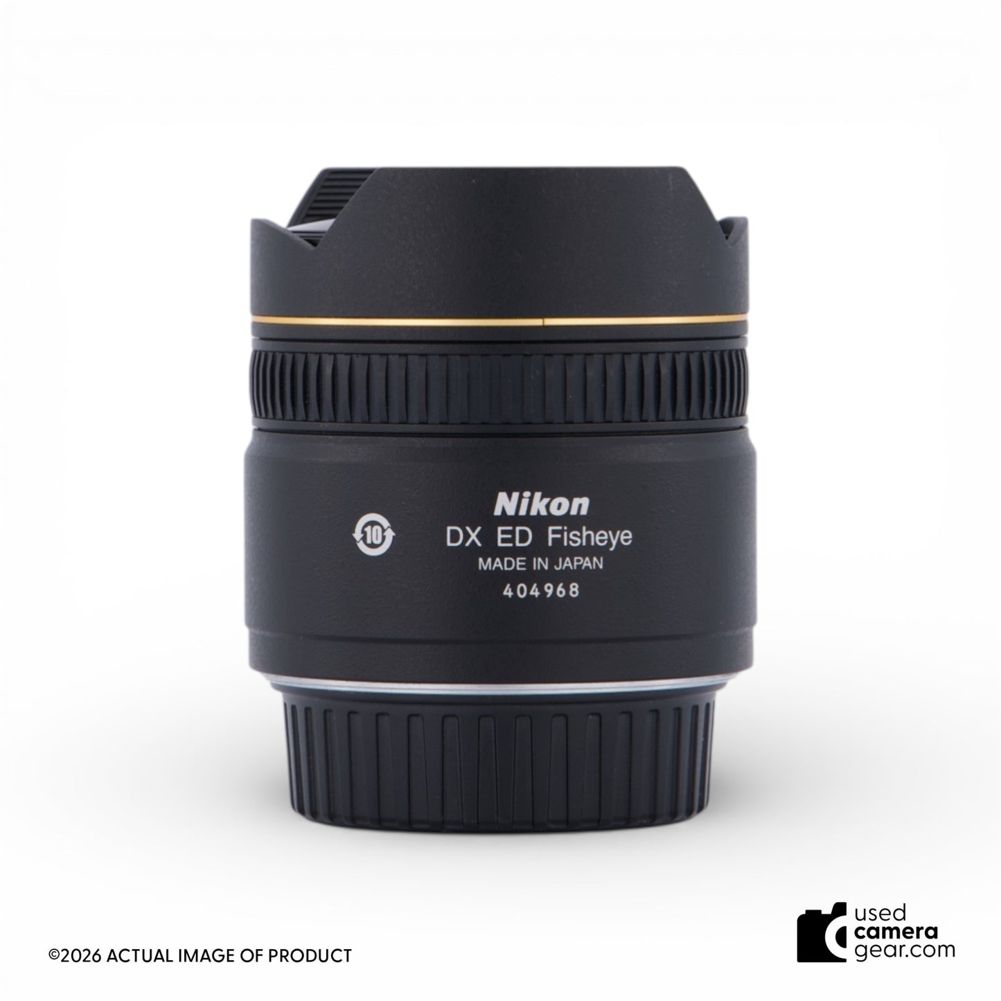 Nikon 10.5mm f/2.8G ED-IF AF DX Fisheye Lens (#968) *USED*