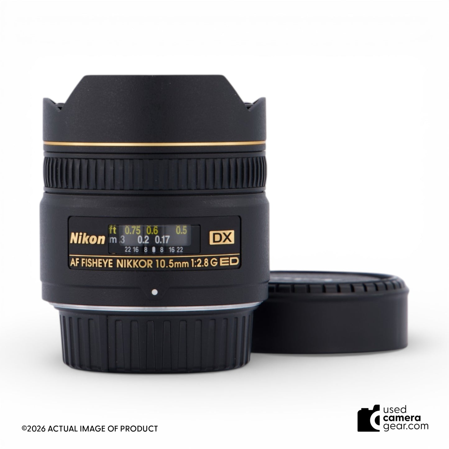 Nikon 10.5mm f/2.8G ED-IF AF DX Fisheye Lens (#968) *USED*