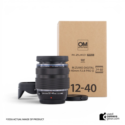 Olympus M.Zuiko 12-40mm f/2.8 Pro II Mirrorless Lens *BOXED* (#926) *USED*