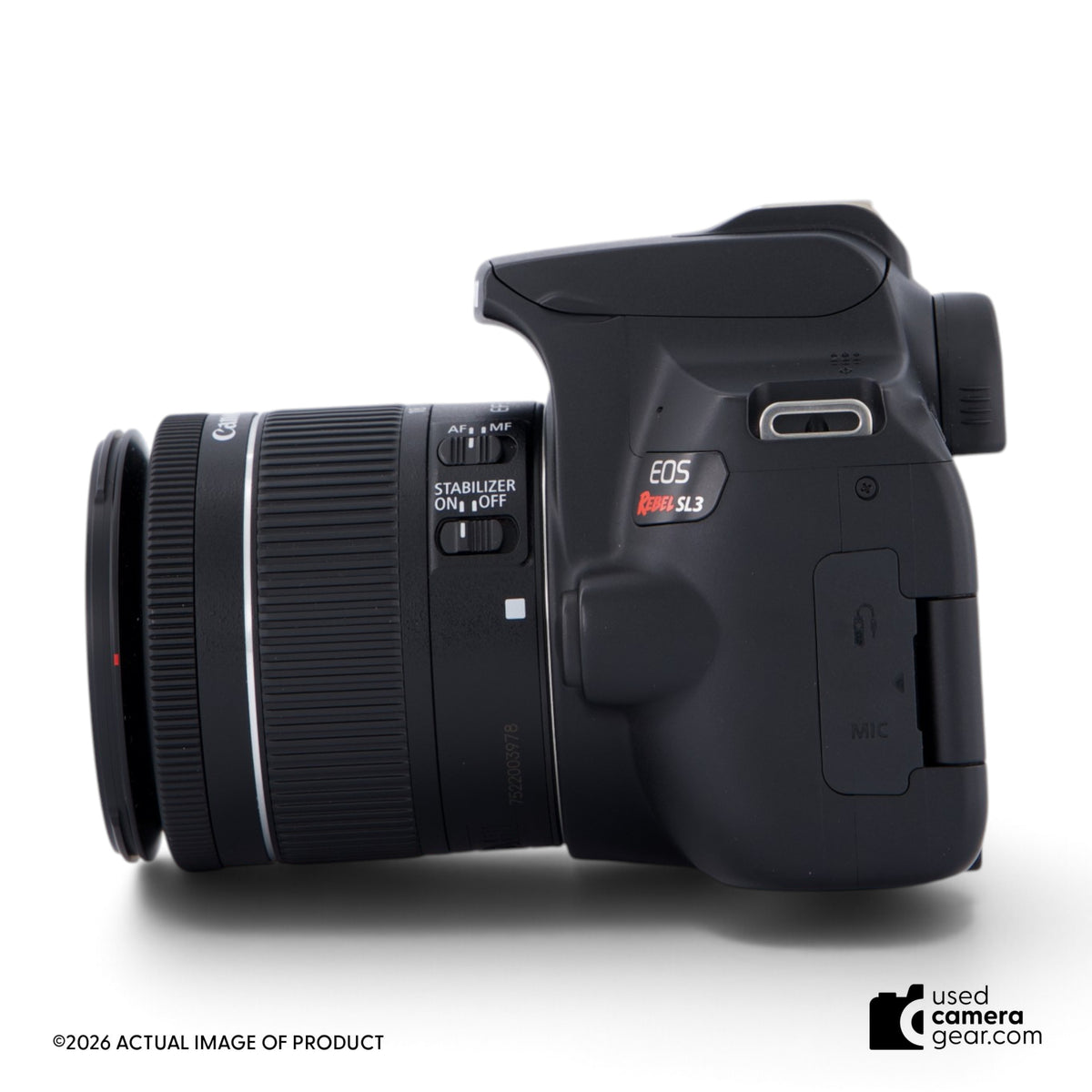 Canon EOS Rebel SL3 DSLR w/ EF-S 18-55mm f/4-5.6 IS STM Lens (#978) *USED*