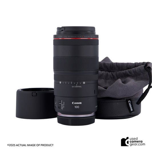 Canon RF 100mm F2.8 L Macro IS USM Lens *USED*