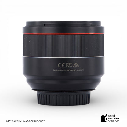 Rokinon 85mm f/1.4 Autofocus Lens for Canon EF (#922) *USED*