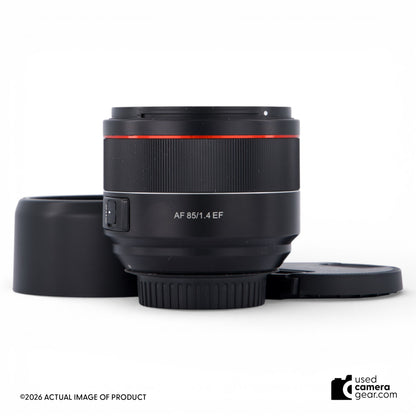 Rokinon 85mm f/1.4 Autofocus Lens for Canon EF (#922) *USED*