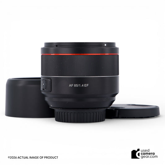 Rokinon 85mm f/1.4 Autofocus Lens for Canon EF (#922) *USED*