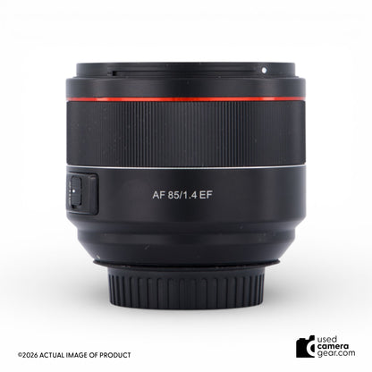 Rokinon 85mm f/1.4 Autofocus Lens for Canon EF (#922) *USED*