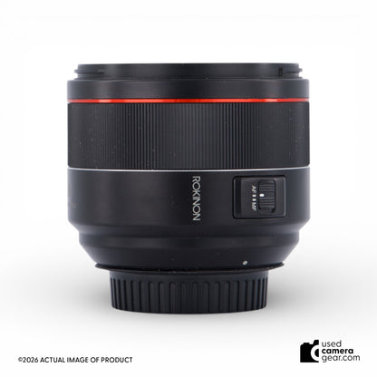 Rokinon 85mm f/1.4 Autofocus Lens for Canon EF (#922) *USED*