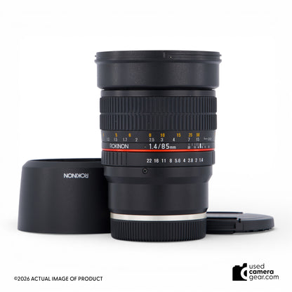 Rokinon 85mm f1.4 AS IF UMC lens for Sony-E mount (#416) *USED*