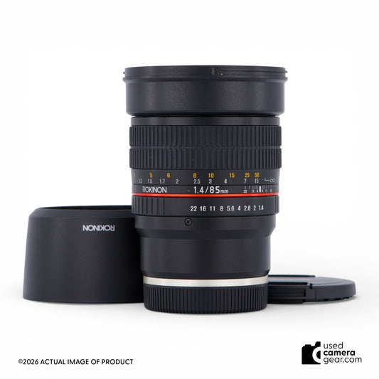 Rokinon 85mm f1.4 AS IF UMC lens for Sony-E mount (#416) *USED*