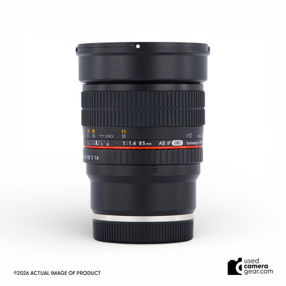 Rokinon 85mm f1.4 AS IF UMC lens for Sony-E mount (#416) *USED*