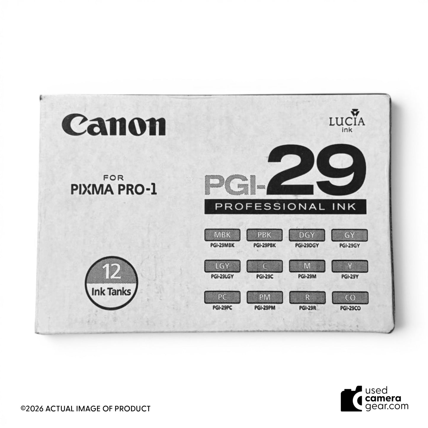 Canon PGI-29 Genuine Ink Set for Pixma Pro-1 *NEW*