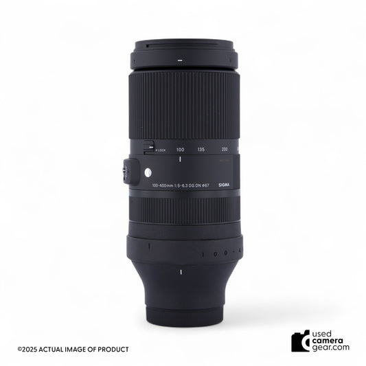 Sigma 100-400mm f/5-6.3 DG DN OS Contemporary Lens for Sony FE w/Haoge Tripod Collar *USED*
