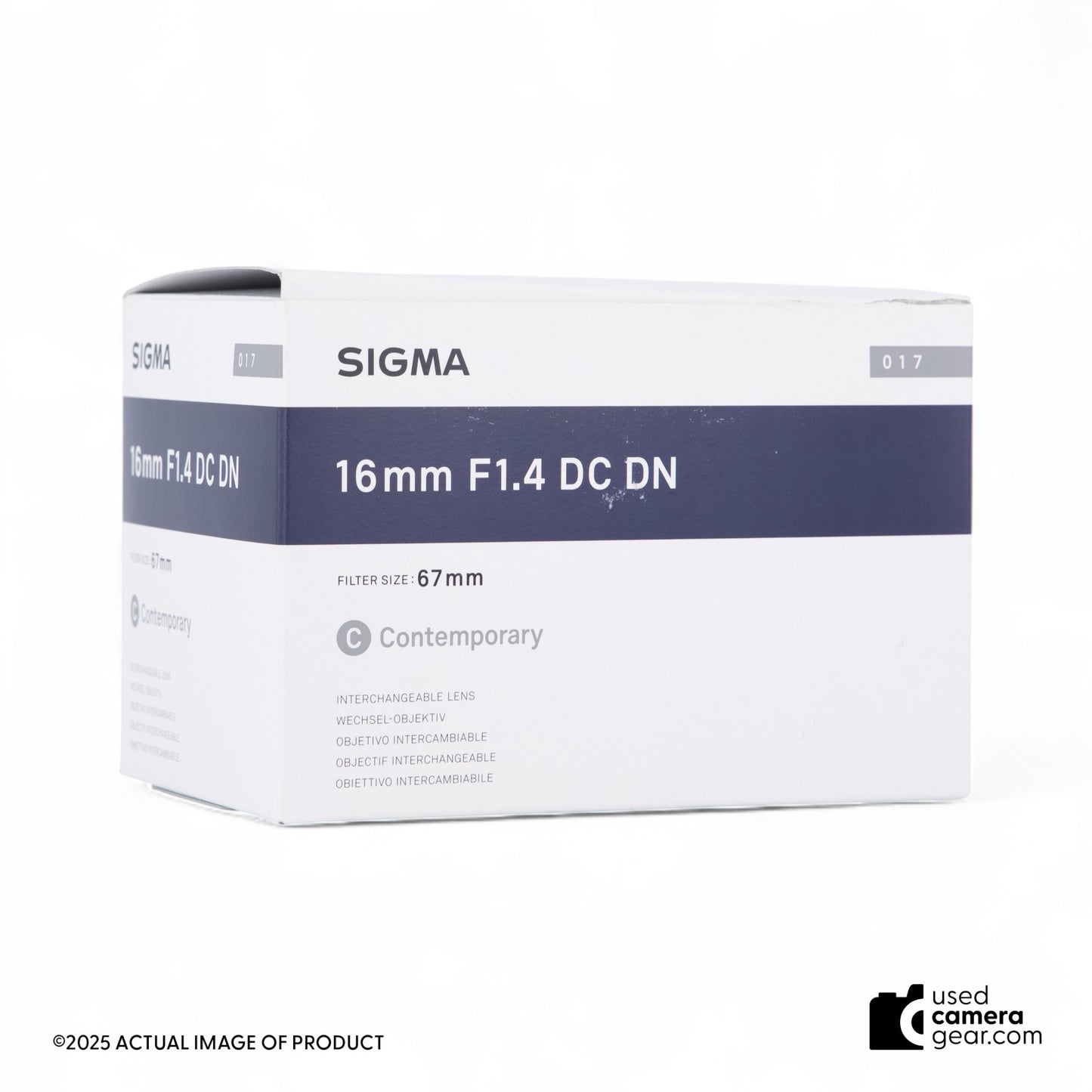 Sigma 16mm f/1.4 DC DN Contemporary Lens for Canon EF-M Mount (#751) *USED*