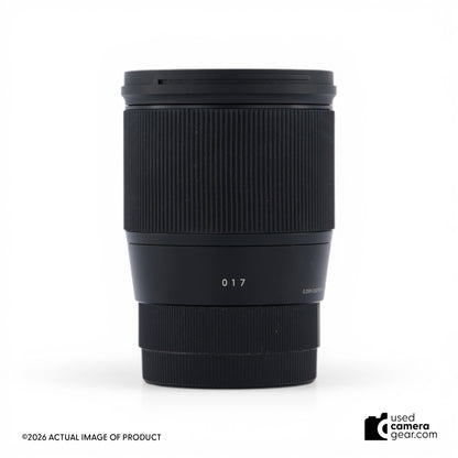 Sigma 16mm f1.4 DC DN (Sony E Mount) (#581) *USED*