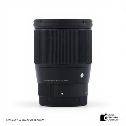 Sigma 16mm f1.4 DC DN (Sony E Mount) (#581) *USED*