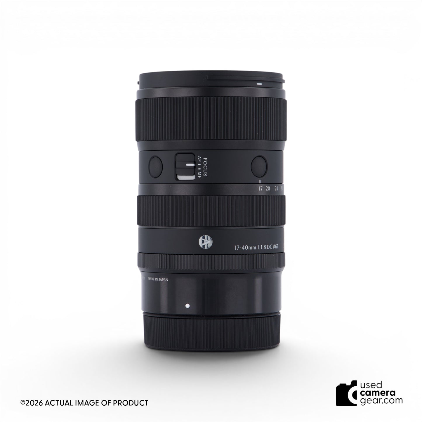 Sigma 17-40mm f/1.8 DC ART Lens for Canon RF (APS-C) (#130) *USED*
