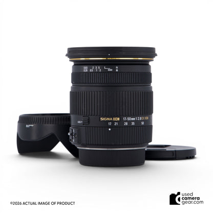 Sigma 17-50mm f/2.8 EX DC HSM Lens for Pentax (#157) *USED*