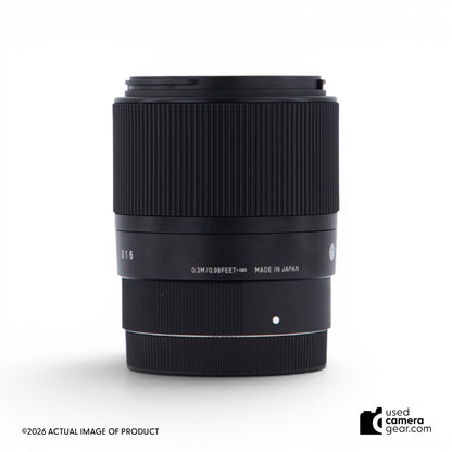 Sigma 30mm f/1.4 DC DN Contemporary Lens for Sony E (#630) *USED*