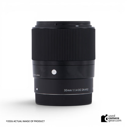 Sigma 30mm f/1.4 DC DN Contemporary Lens for Sony E (#630) *USED*