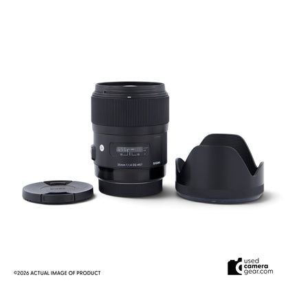 Sigma ART 35mm f/1.4 DG HSM Lens for Canon (#901) *USED*