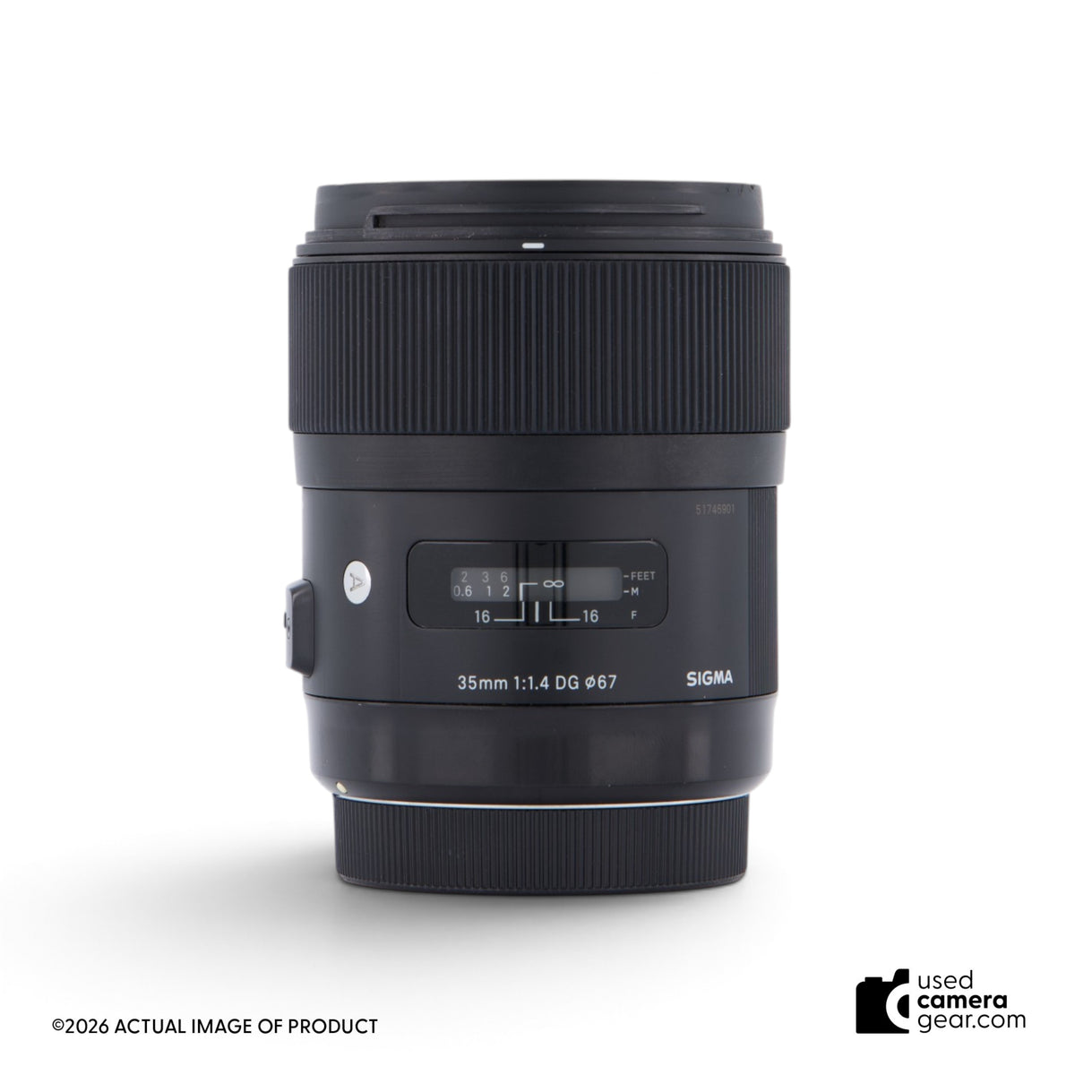 Sigma ART 35mm f/1.4 DG HSM Lens for Canon (#901) *USED*