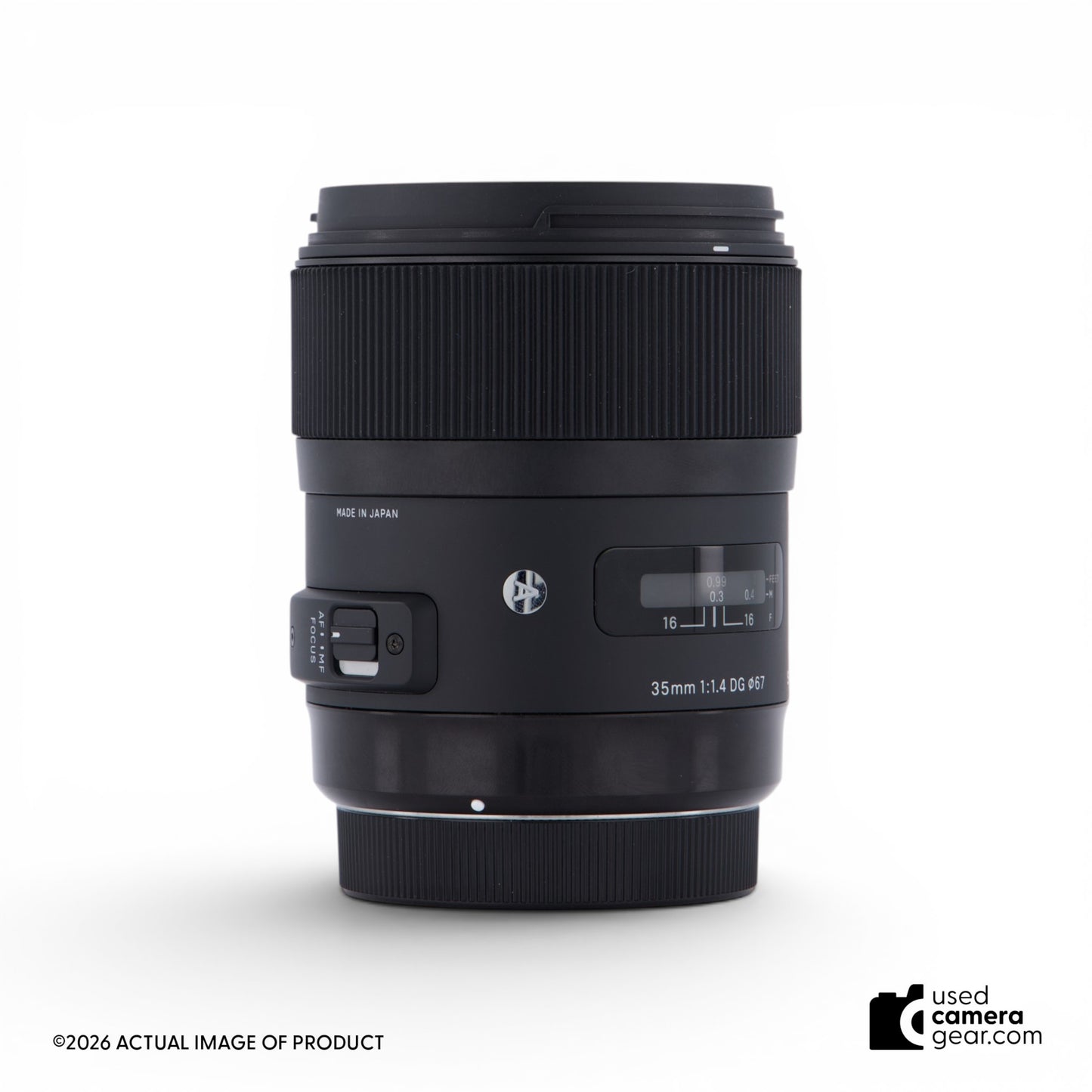 Sigma 35mm F1.4 DG Art for Canon EF (#026) *USED*