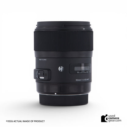 Sigma 35mm F1.4 DG Art for Canon EF (#026) *USED*