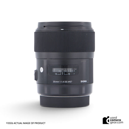 Sigma 35mm f/1.4 DG ART Lens for Canon EF (#283) *USED*