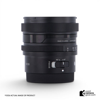 Sigma 35mm f/2 DG DN Contemporary Lens for Sony FE (#634) *USED*
