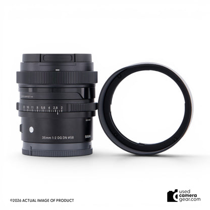 Sigma 35mm f/2 DG DN Contemporary Lens for Sony E (#847) *USED*