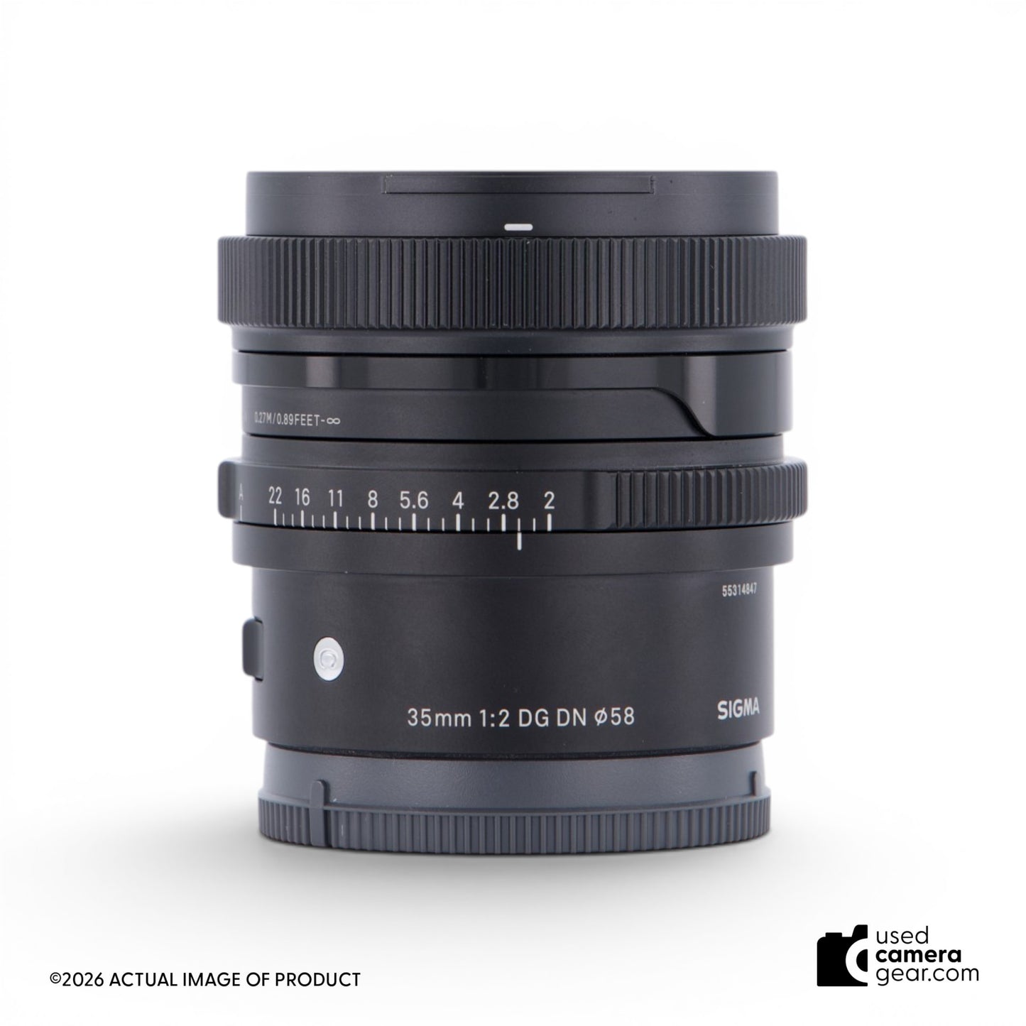 Sigma 35mm f/2 DG DN Contemporary Lens for Sony E (#847) *USED*