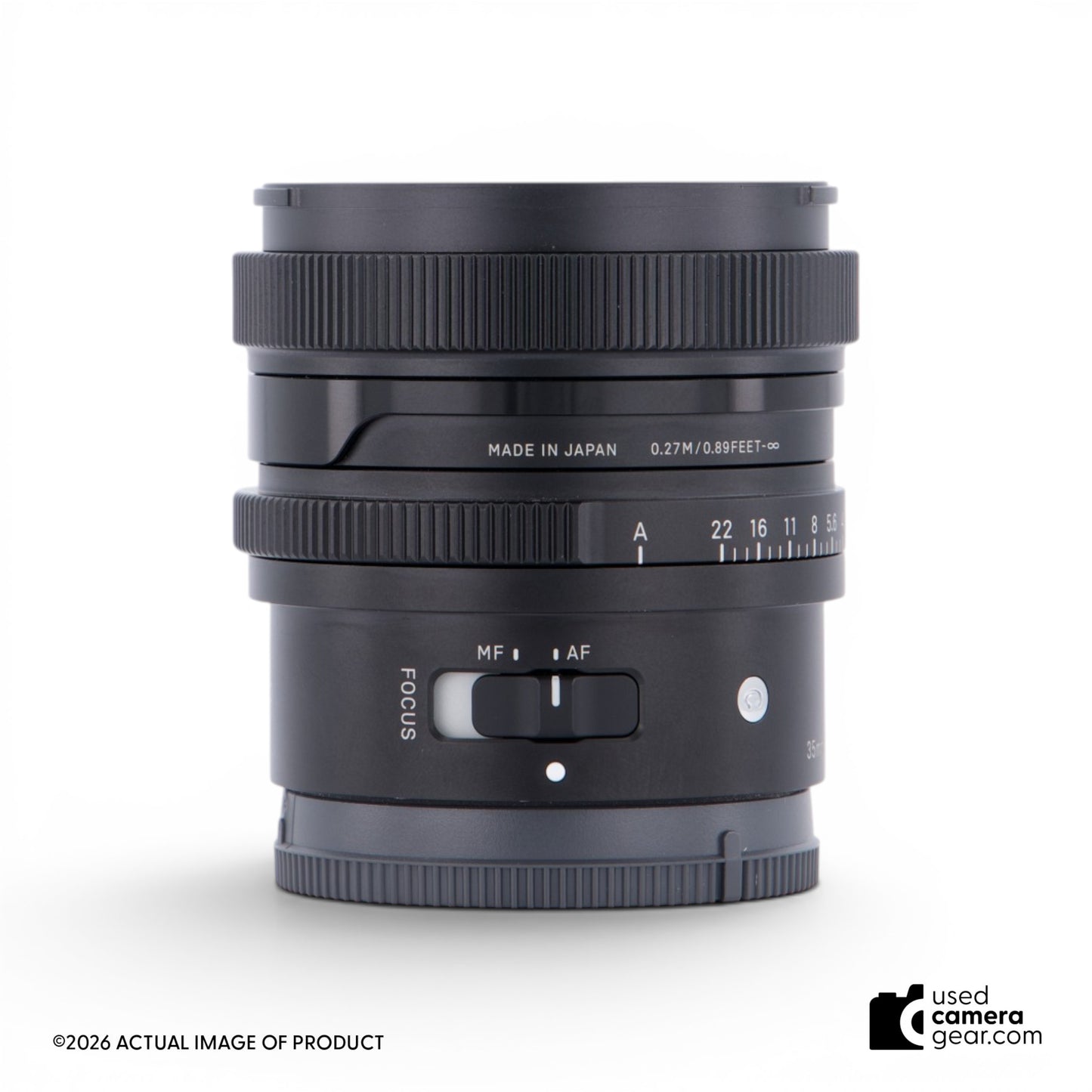 Sigma 35mm f/2 DG DN Contemporary Lens for Sony E (#847) *USED*