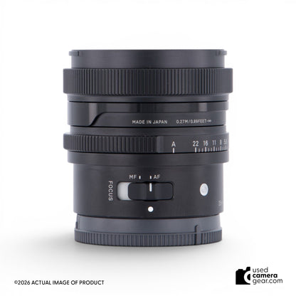 Sigma 35mm f/2 DG DN Contemporary Lens for Sony E (#847) *USED*
