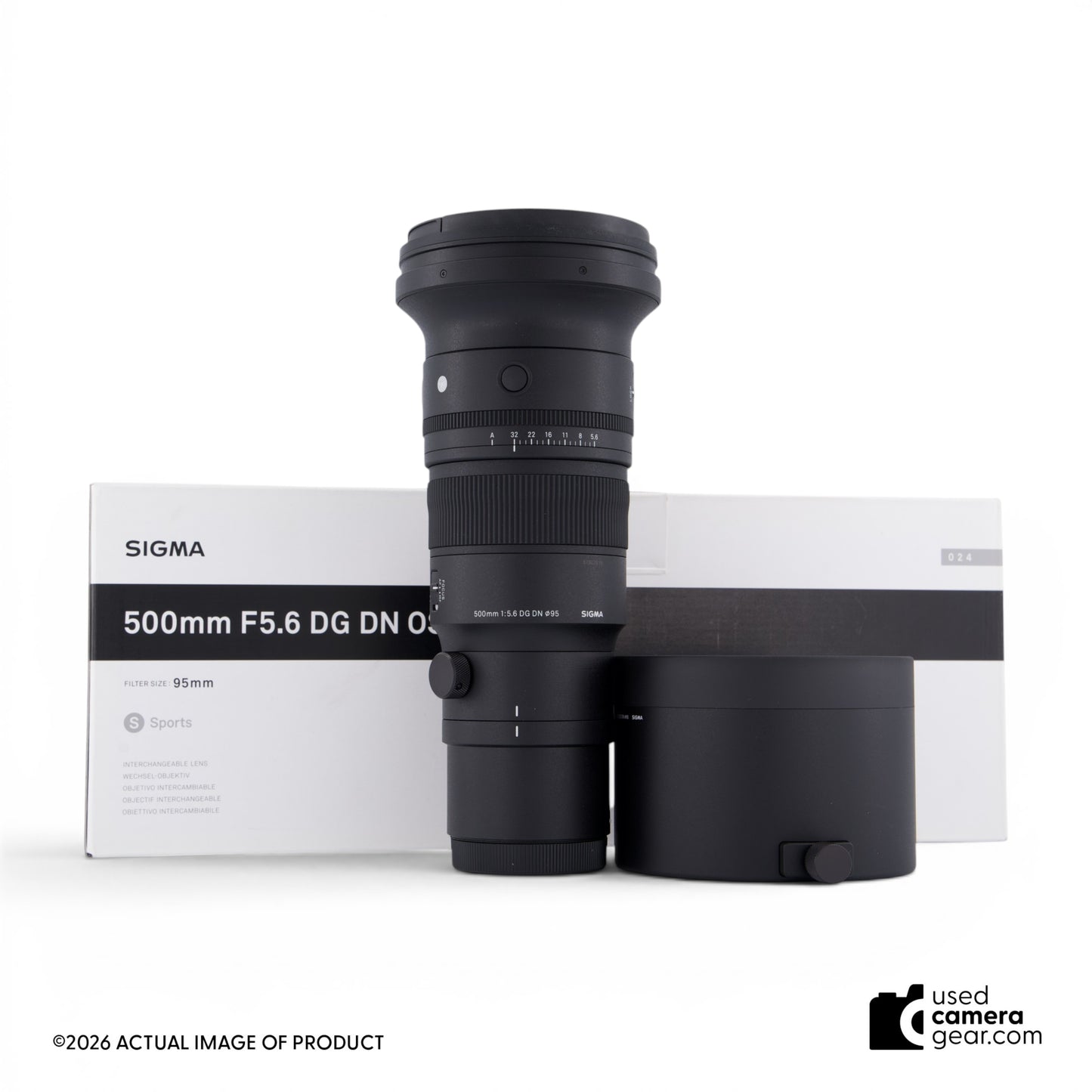 Sigma 500mm f/5.6 DG DN OS Sports Lens for Leica / Panasonic L-Mount (#819) *USED*