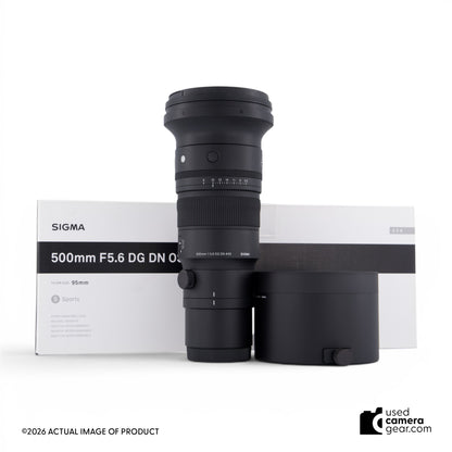 Sigma 500mm f/5.6 DG DN OS Sports Lens for Leica / Panasonic L-Mount (#819) *USED*