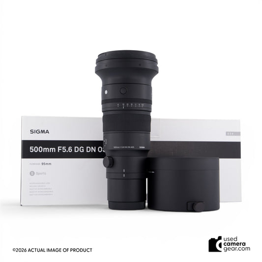 Sigma 500mm f/5.6 DG DN OS Sports Lens for Leica / Panasonic L-Mount (#819) *USED*