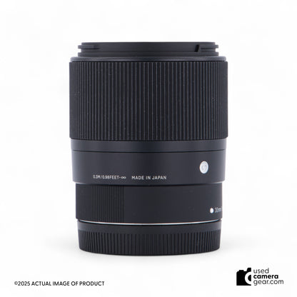 Sigma 30mm f/1.4 DC DN Contemporary Lens for Canon EF-M Mount (#172) *USED*