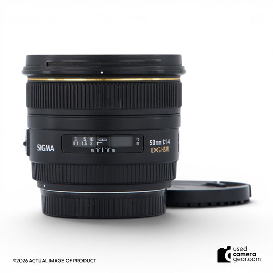 Sigma EX 50mm f/1.4 DG HSM Lens for Canon EF (#624) *USED*