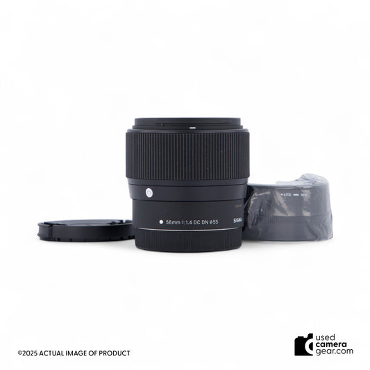 Sigma 56mm f/1.4 DC DN Contemporary Lens for Canon EF-M Mount (#168) *USED*