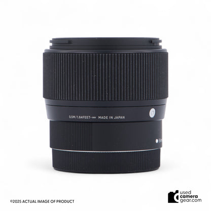 Sigma 56mm f/1.4 DC DN Contemporary Lens for Canon EF-M Mount (#168) *USED*