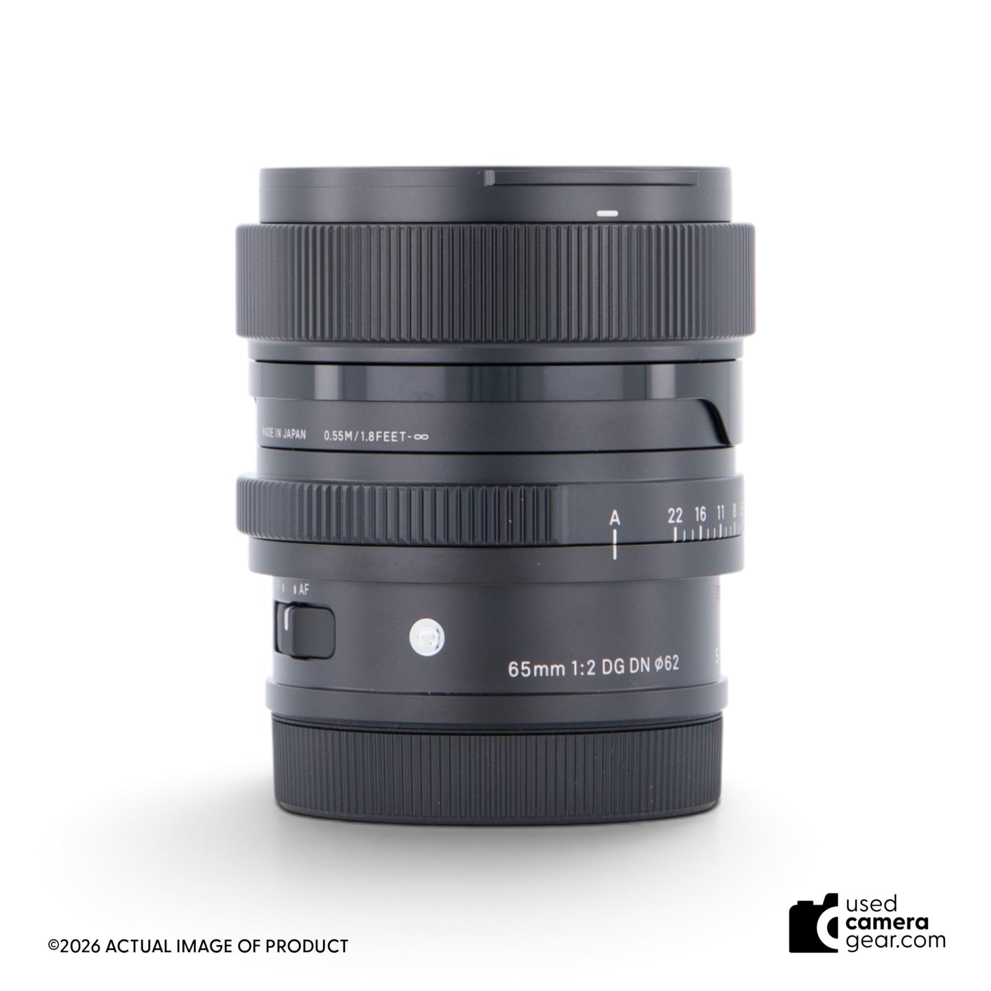 Sigma 65mm f/2 DG DN Contemporary Lens for Leica L-Mount (#557) *OPEN BOX* (#557) *USED*