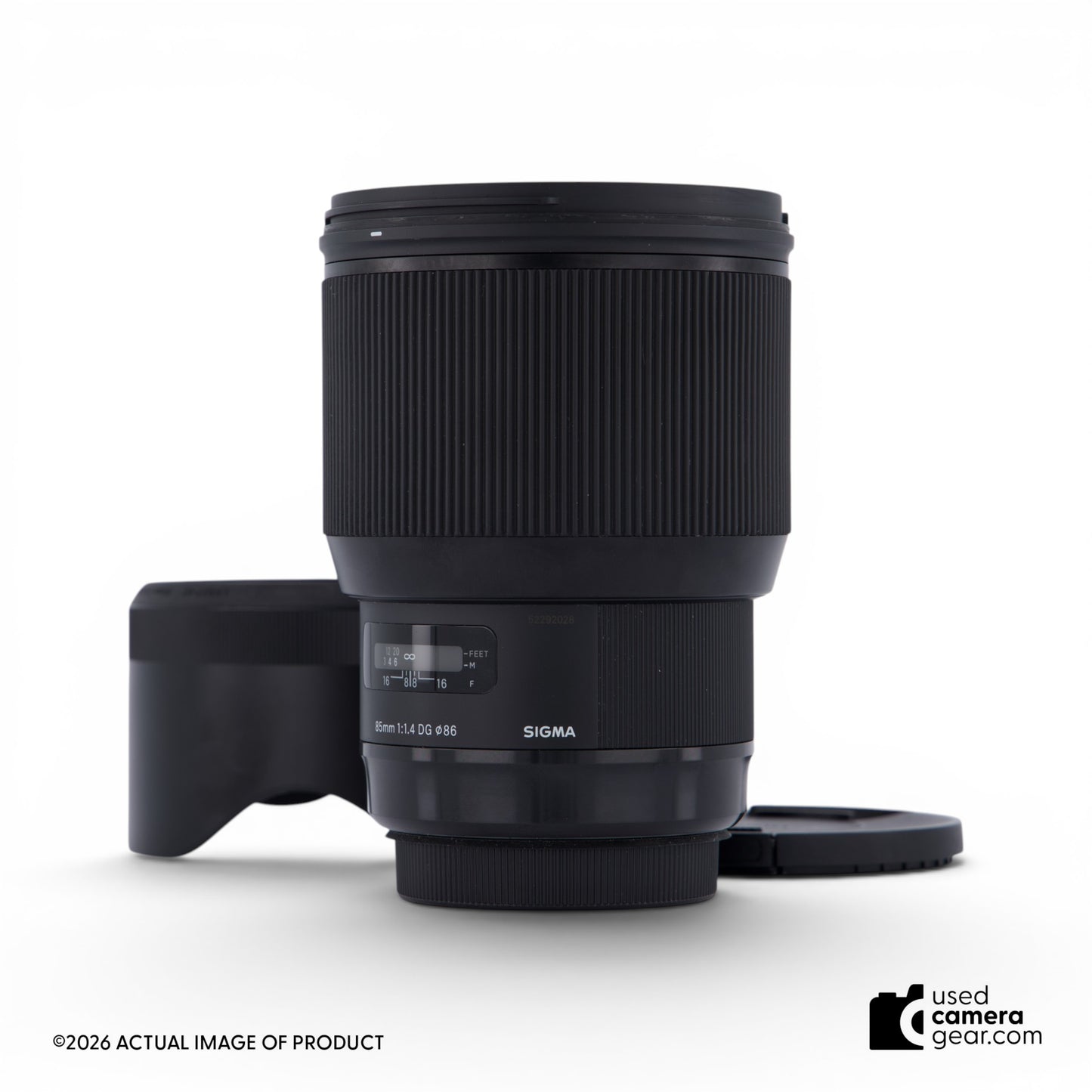 Sigma 85mm F/1.4 DG HSM Art Lens for Canon EF (#028) *USED*