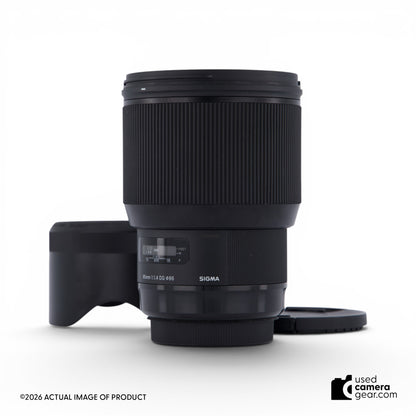 Sigma 85mm F/1.4 DG HSM Art Lens for Canon EF (#028) *USED*
