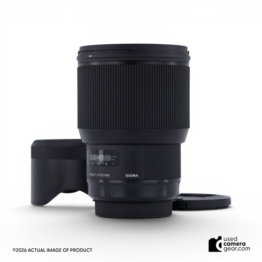 Sigma 85mm F/1.4 DG HSM Art Lens for Canon EF (#028) *USED*