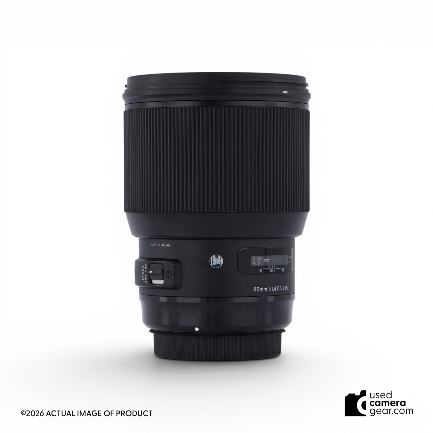 Sigma 85mm F/1.4 DG HSM Art Lens for Canon EF (#028) *USED*