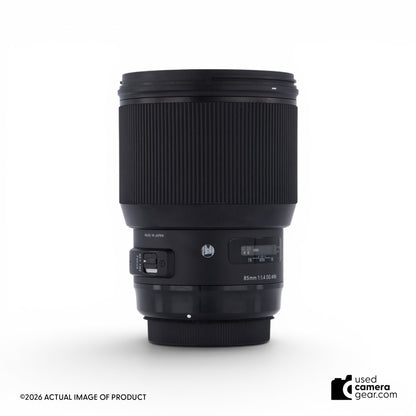 Sigma 85mm F/1.4 DG HSM Art Lens for Canon EF (#028) *USED*