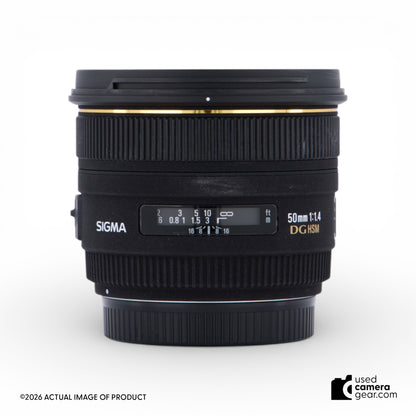 Sigma 50mm f/1.4 DG HSM for Canon EF (#860) *USED*