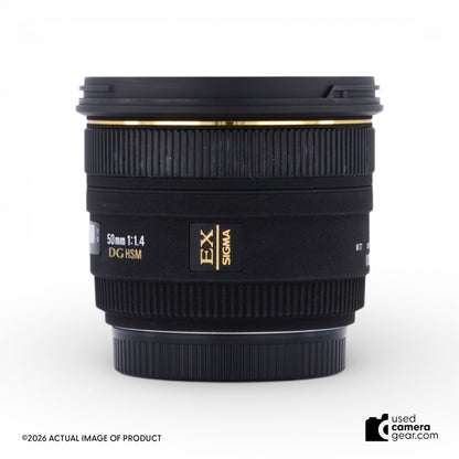 Sigma 50mm f/1.4 DG HSM for Canon EF (#860) *USED*