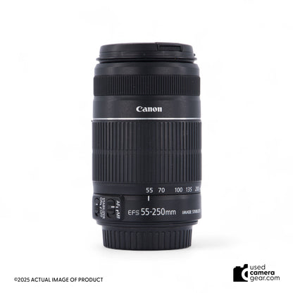 Canon EOS Rebel T7i DSLR w/ 18-55mm IS II & 55-250mm IS II Camera Kit (#248) *USED*