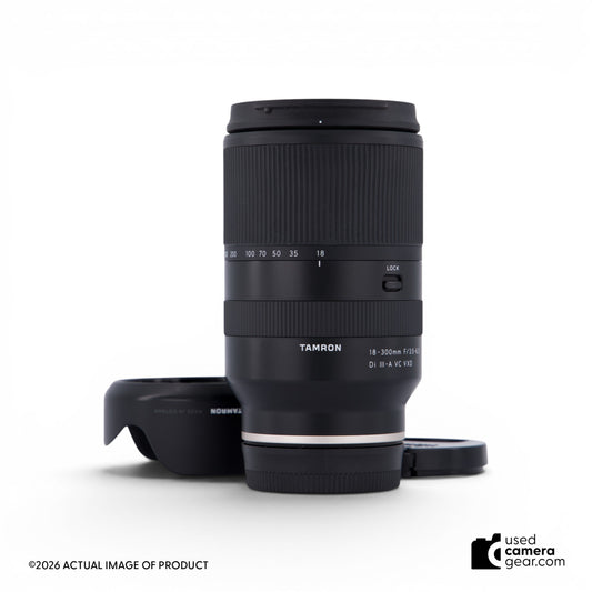 Tamron 18-300mm f/3.5-6.3 Di III-A VC VXD Lens for Sony E (APS-C) (#875) *USED*